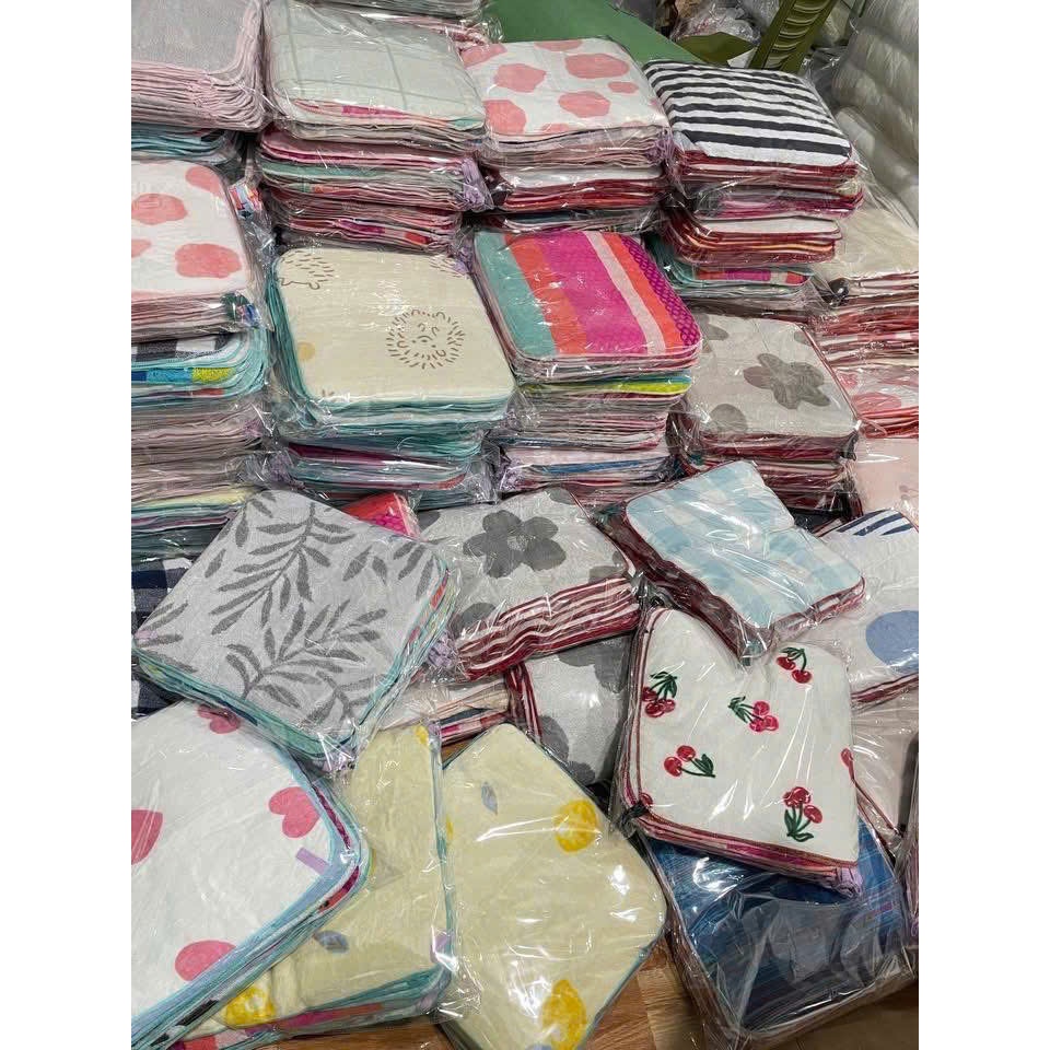 ส่งออกผ้าขนหนูทําความสะอาดอเนกประสงค์ จําหน่ายโดยน้ําหนัก ฝ้าย 100% 30x30ซม, 35x 68 ซม...