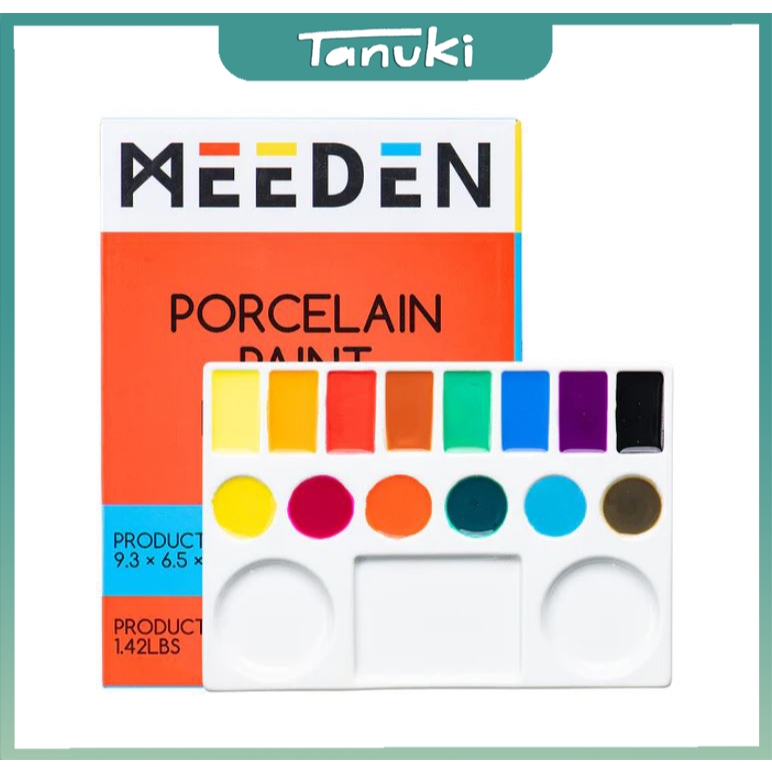 [TANUKI ART] จานสีเซรามิก Meeden