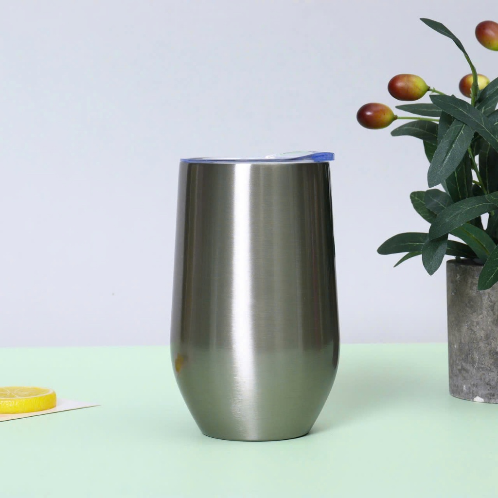 [Combo of 10 Egg Cups 480ml] กระติกน้ําร้อนสแตนเลส 304 2 ชั้น 480ml [ไม่มีฝา]