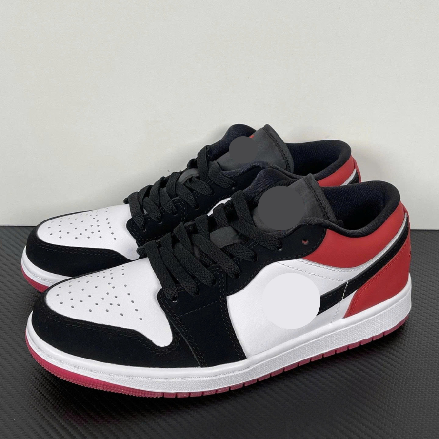 Shoes_Joc.da.n1 low สําหรับผู้ชายและผู้หญิง Shoes_J!ง1 ชายและหญิงรุ่นพรีเมี่ยมบิลเต็มกล่อง