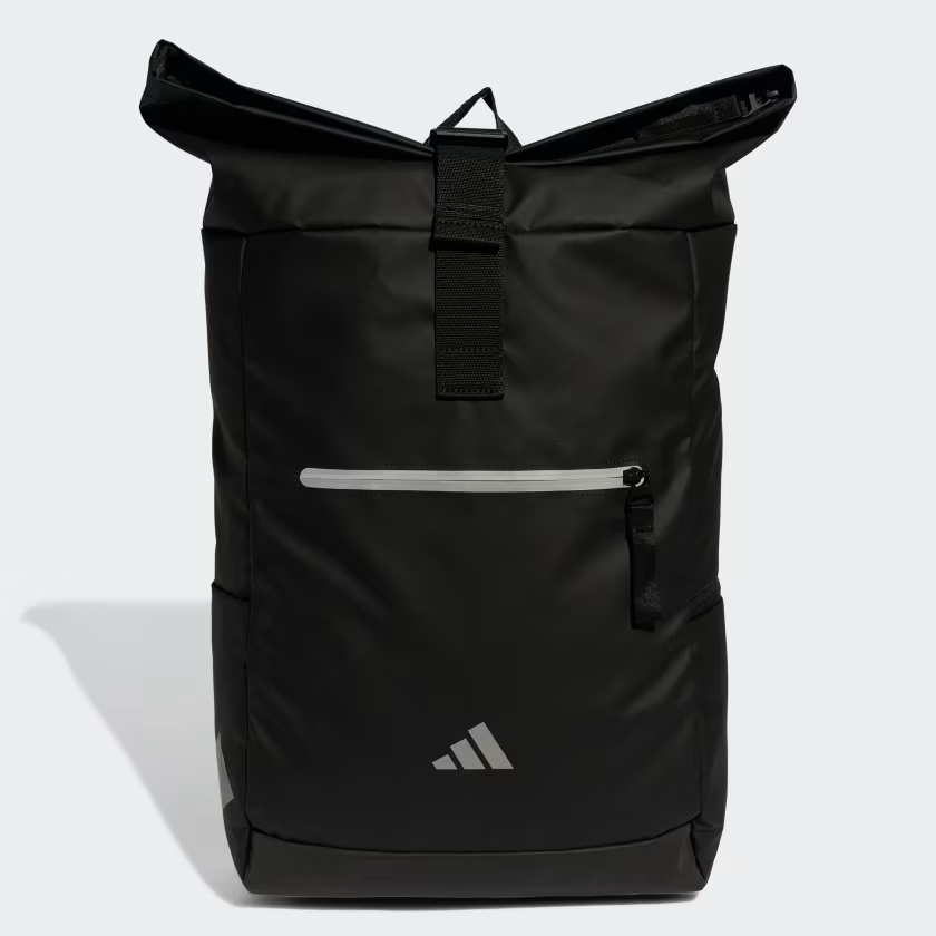 Adidas Ultramoder Back-to-University Roll-Up Backpack - สีดํา - JD9565