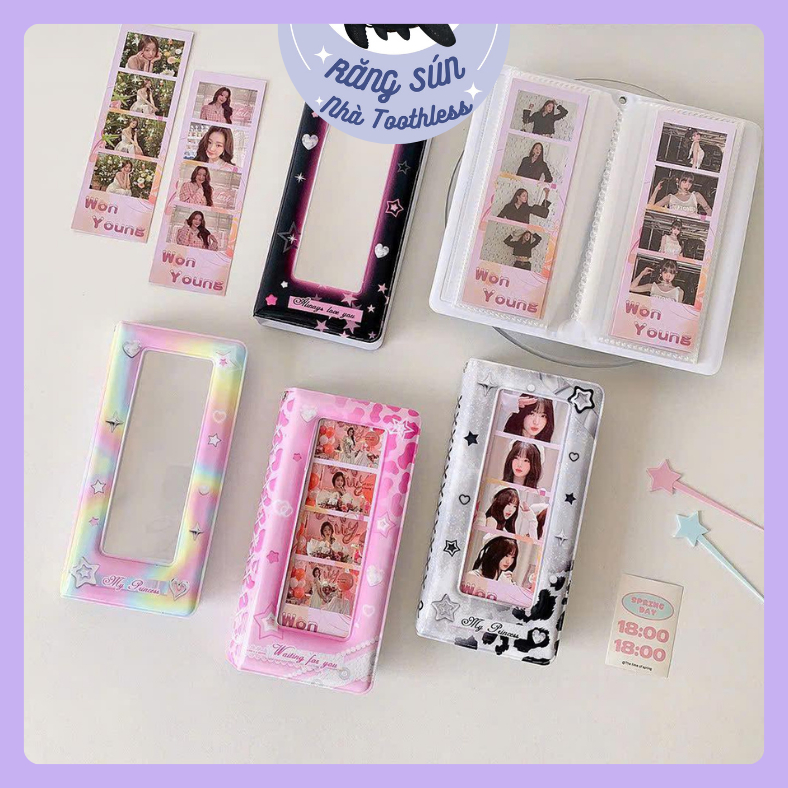 Photobooth photostrip Photo Album 4cut Collectbook Long Photo Card Holder