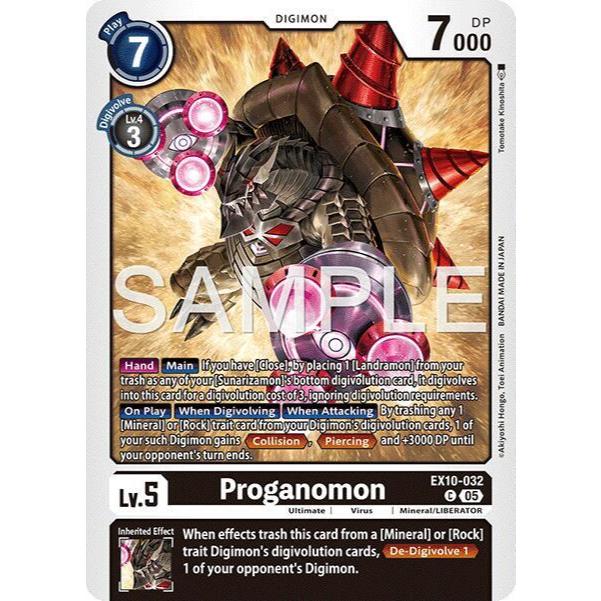 Digimon Card Code EX10-032 - Proganomon - Digimon - Common