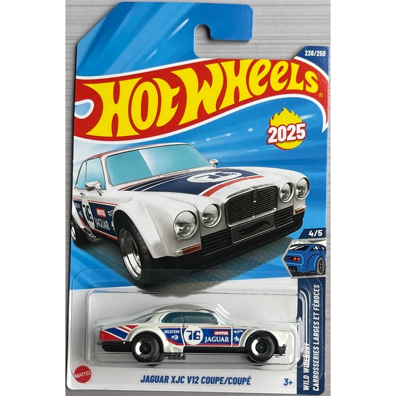 Hot Wheels Jaguar XJC V12 Coupe โมเดลรถแข่งกีฬาคลาสสิก