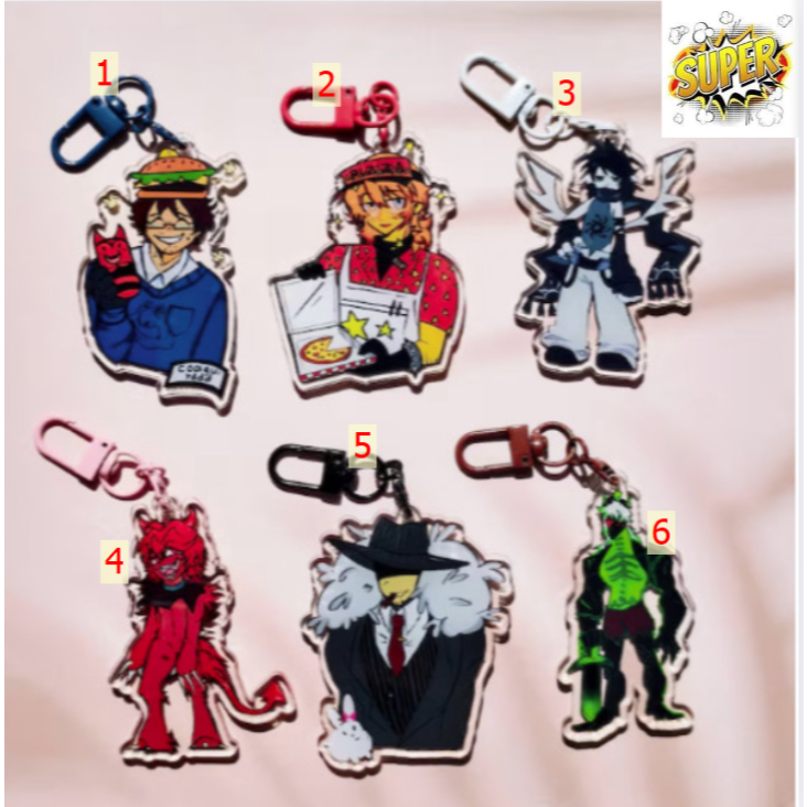 พวงกุญแจ Forsaken,พวงกุญแจอะคริลิค ,Two Time,Elliot,007n7,C00lokid