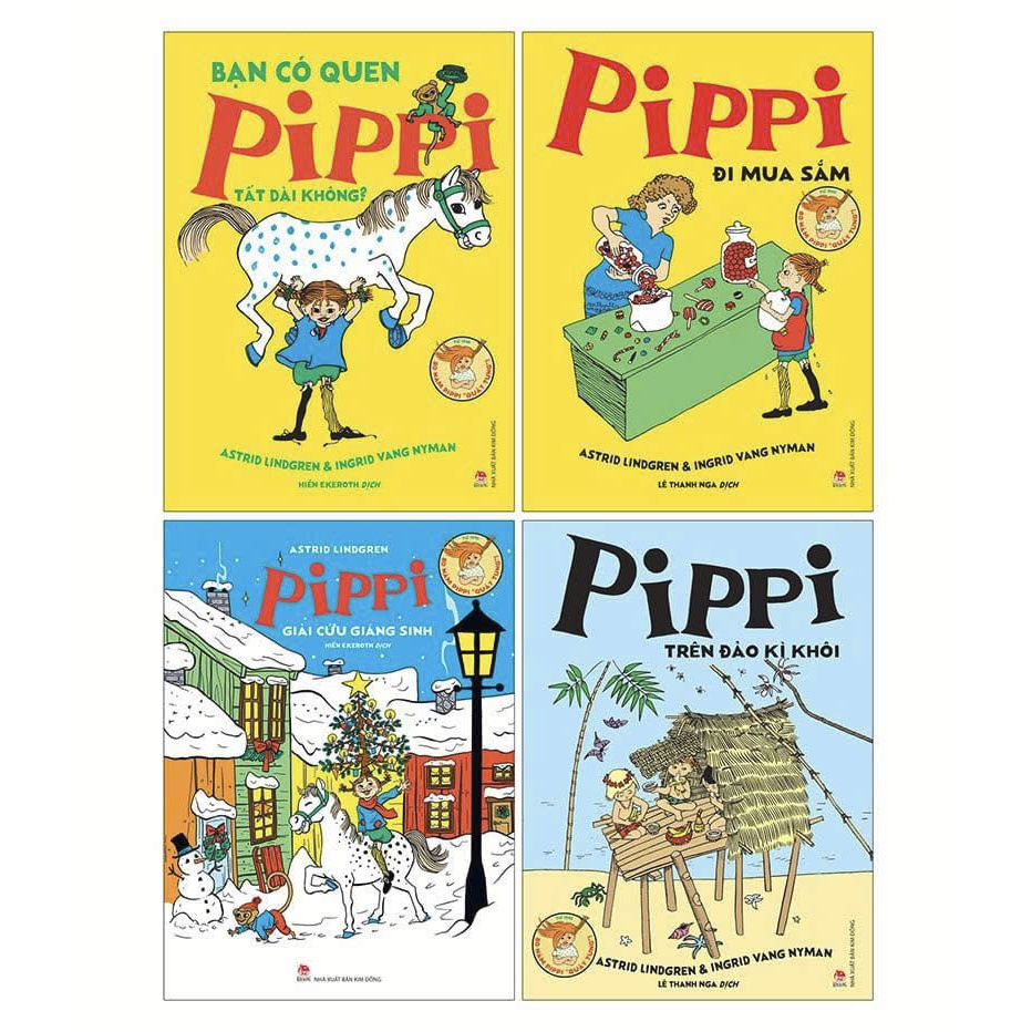 หนังสือ - Pippi Longstocking Combo (4 เล่ม)
