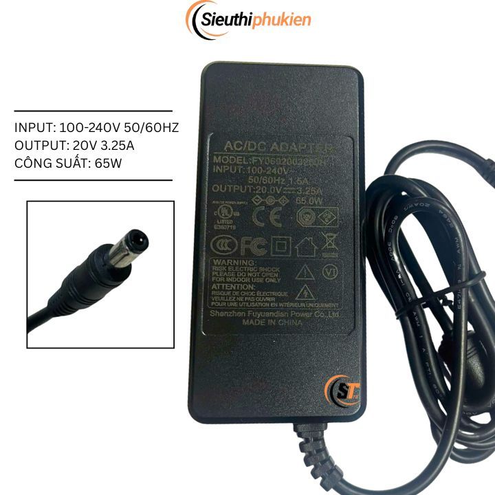 แหล่งจ่ายไฟสําหรับ AOC อโกลนีมา AG322FCX จอภาพ 32 นิ้ว 20v 3.25a T525- 1 ปี