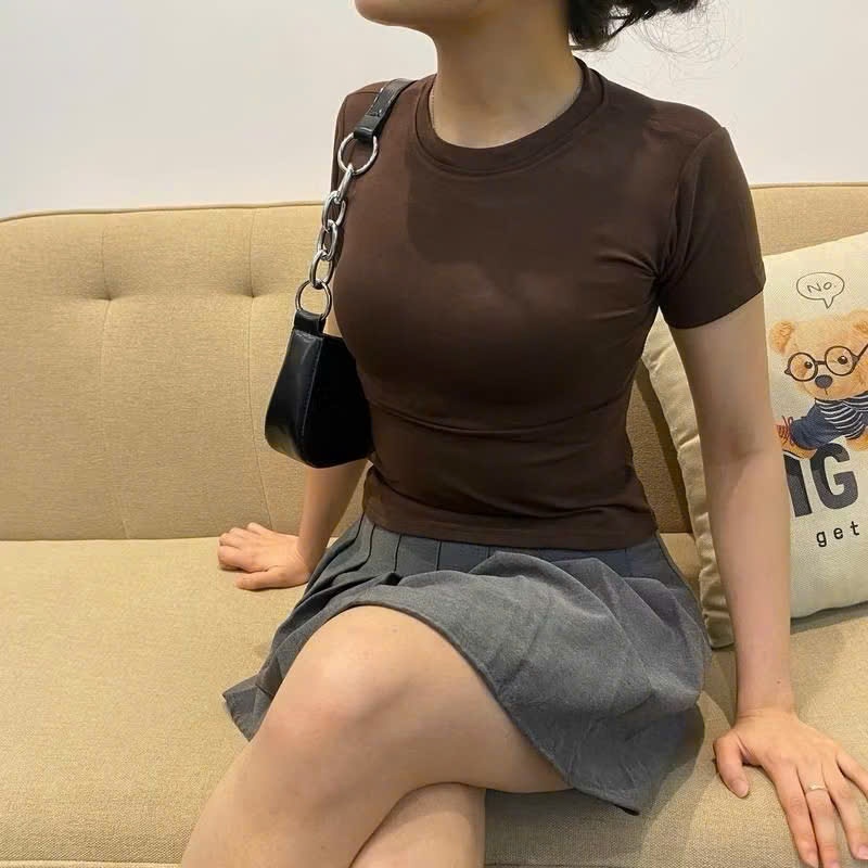 CEMMIE Baby Tee Shirt คอปกยืด 2 ทาง BY CLT