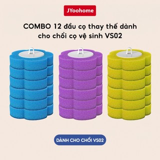COMBO 6/12/18 Đầu Cọ Thay Thế Dành Cho Bộ Chổi Cọ Vệ Sinh Toillet Dùng 1 Lần VS02