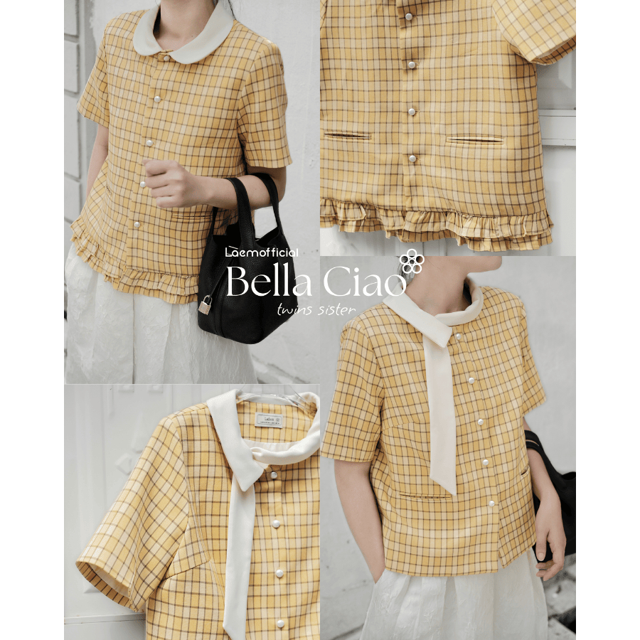 ITS ME | เสื้อเบลล่า เชา - เสื้อเชิ้ตผู้หญิงสองชั้นคอปกนุ่มไร้ริ้วรอย