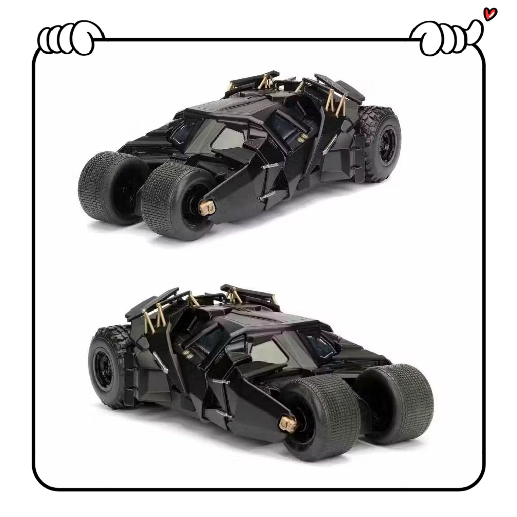 The Dark Knight Batmobile W/Batman Figure 1:24 หลายรุ่น - Nobox