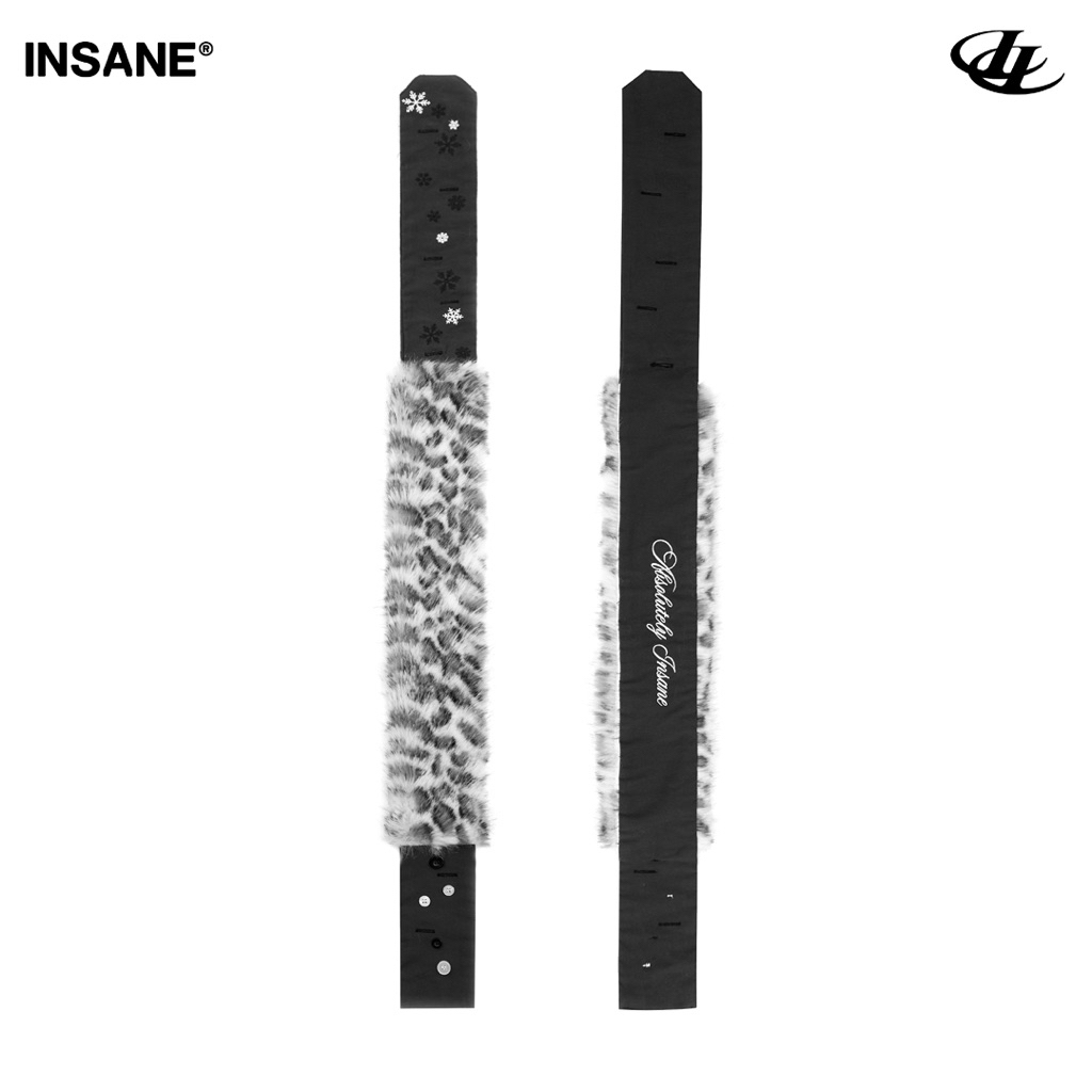 InsaneClo ARCTIC LEOPARD MULTI-WAY BELT ผ้าพลัฌนําเข้าสําหรับทุกเพศ