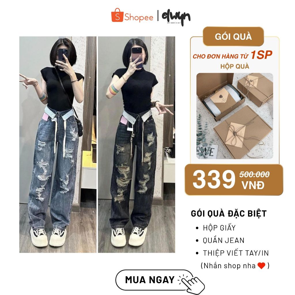 ELWYN LOVE Jeans Gift Set - Basic Long Jeans for Women - ส่งแฟน SP2