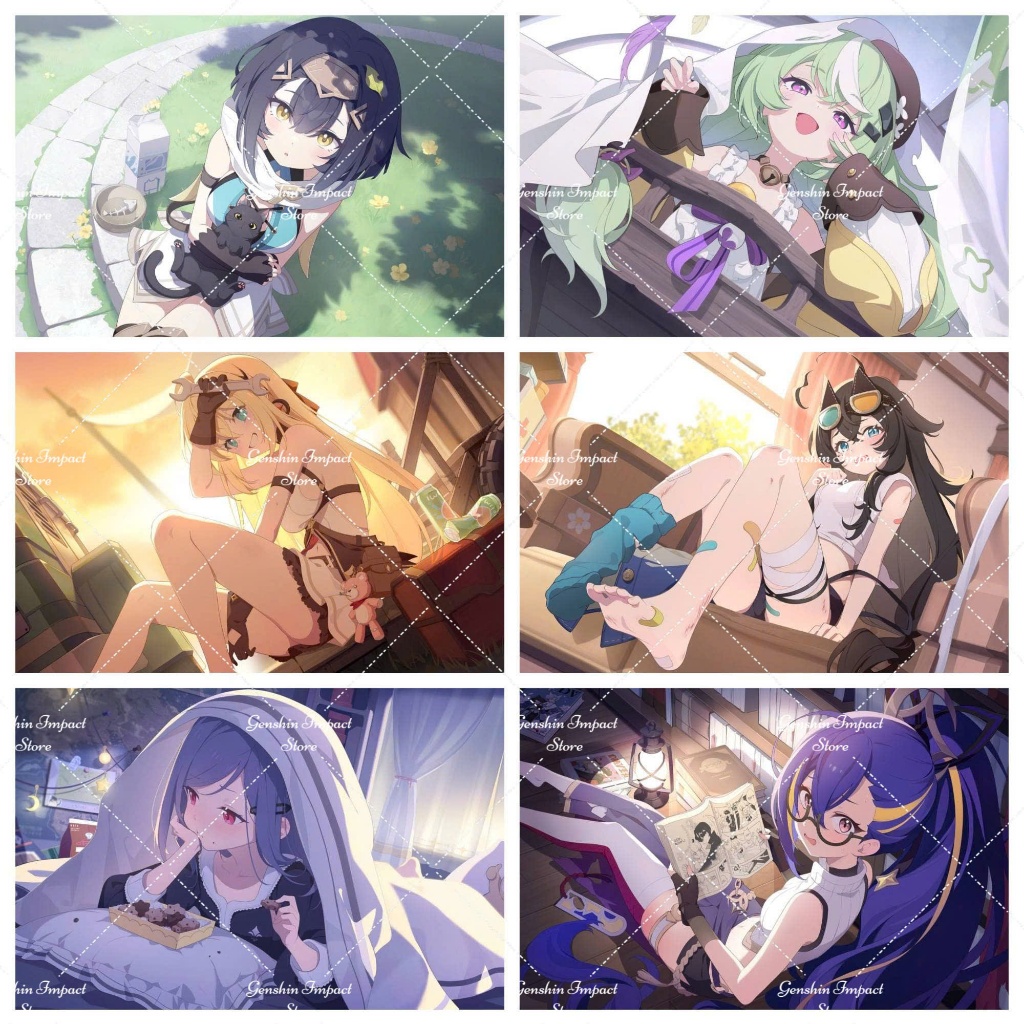 ภาพการ์ดตัวอักษร Stella Sora M0 (มีมุมโค้งมน)