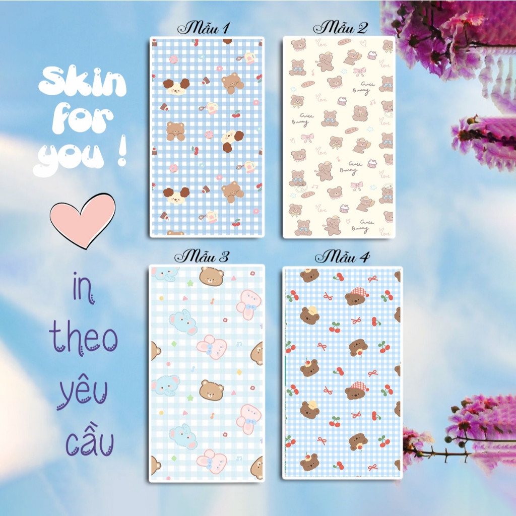 สติ๊กเกอร์พิมพ์ลายหมีสีน้ําตาลน่ารักหุ้มด้วยกลิตเตอร์ (MESSAGE SHOP MACHINE NAME)