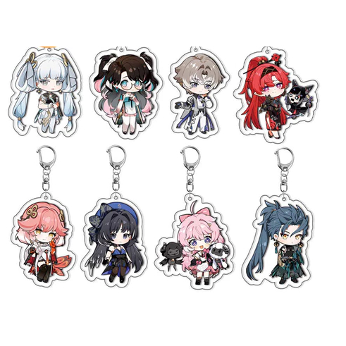 พวงกุญแจ " อะคริลิค Wuthering Waves zhezhi changli-ZD"