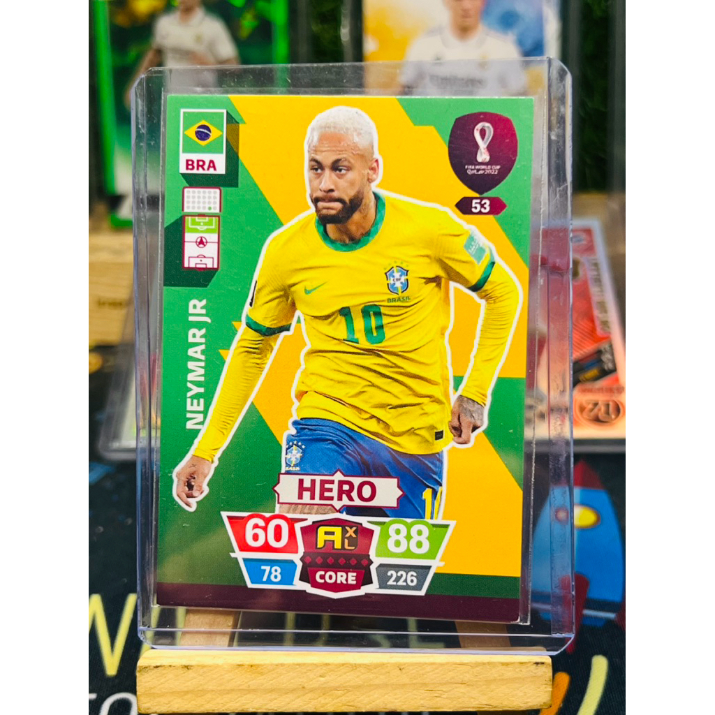 Neymar Jr Brazil Hero Panini Road to WC 2022 การ์ดฟุตบอล