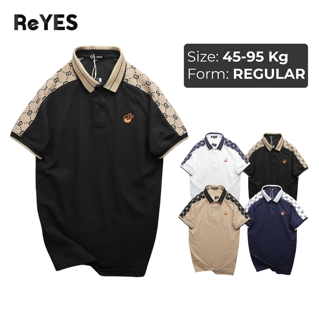ReYES RSP049 เสื้อโปโลผู้ชายดีไซน์คอปก