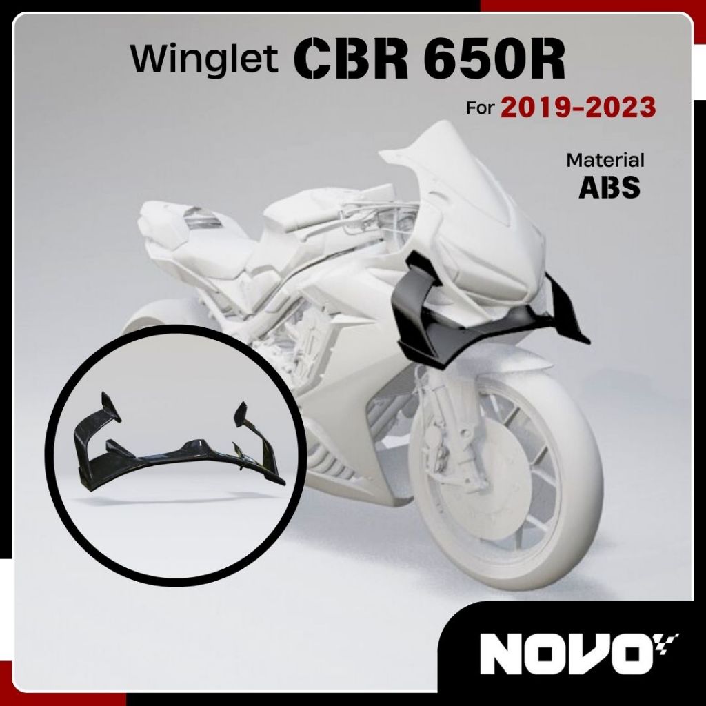 สปอยเลอร์รุ่นใหม่ สําหรับ CBR650R 2019-2023 - อุปกรณ์เสริมสําหรับ Honda CBR650R