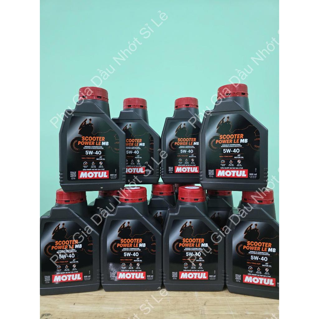 MOTUL SCOOTER POWER LE 5W40 SCOOTER Lubricant – สังเคราะห์ 100% JASO MB - ของแท้