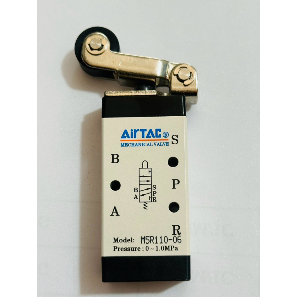 วาล์วกลไก Airtac M5R110-06 - วาล์วจํากัดลูกกลิ้ง 3/2 ของแท้
