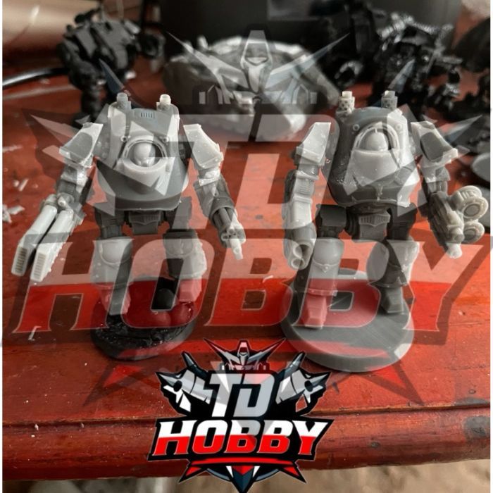 W@r h4mmr 40 พันเรซิ่น 3D พิมพ์รุ่น K0mtempturr Dredaut