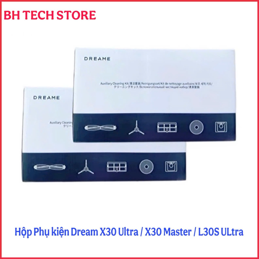 กล่องอุปกรณ์เสริมแท้ Dreame X30 Ultra / X30 Master / L30S Ultra / L10S Ultra Pro Heat.( จํานวนตามรูป