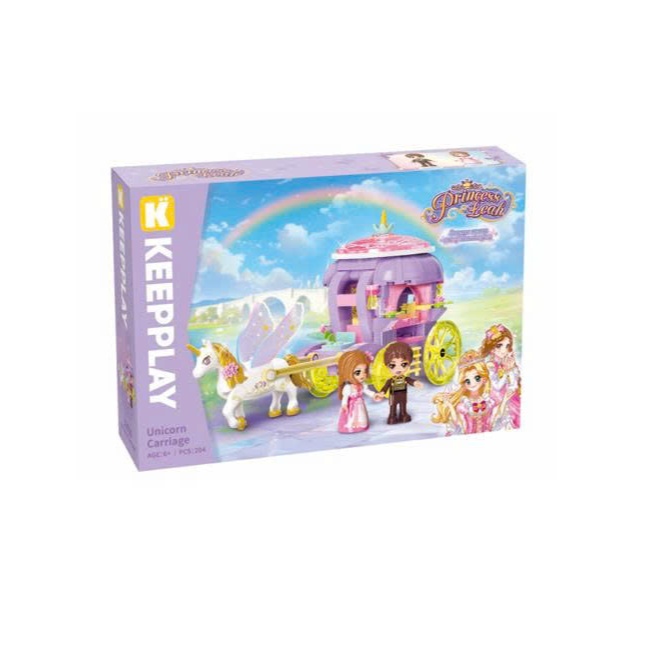 Qman Unicorn Carriage 32025 - KEEPLAY