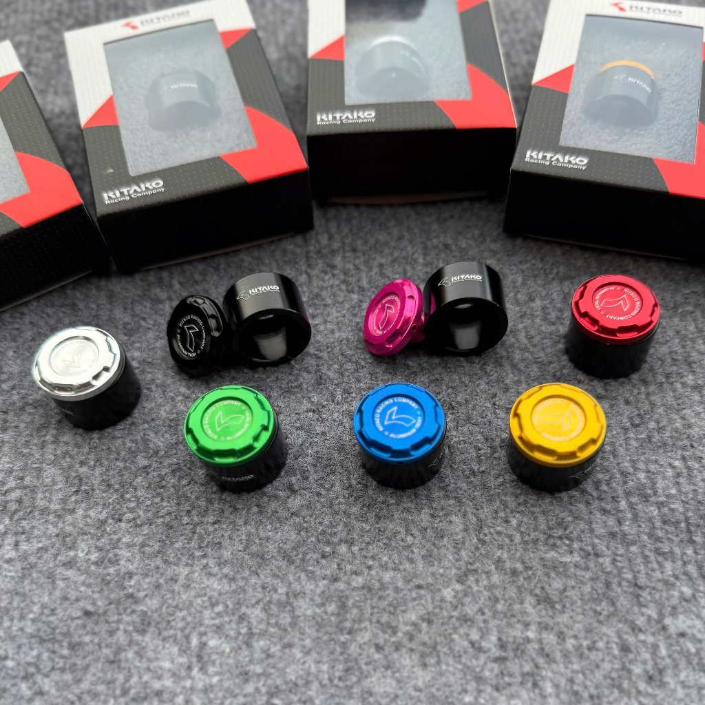 ฝาครอบกระจก + สกรู Kitaco cnc Stylo / Scoppy 2025 / Giorno