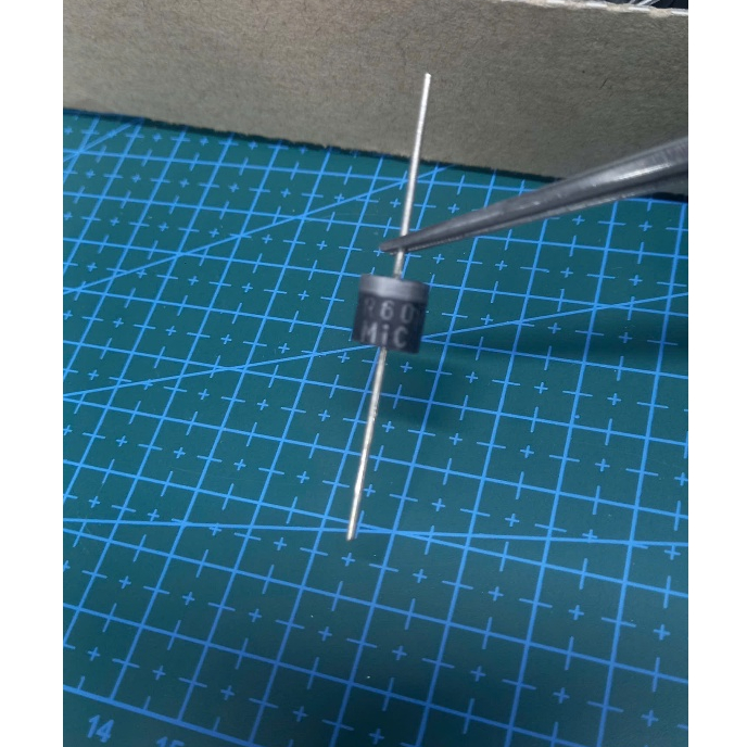 ไดโอด FR607 6A 1000V (DIP)[GENUINE MIC]