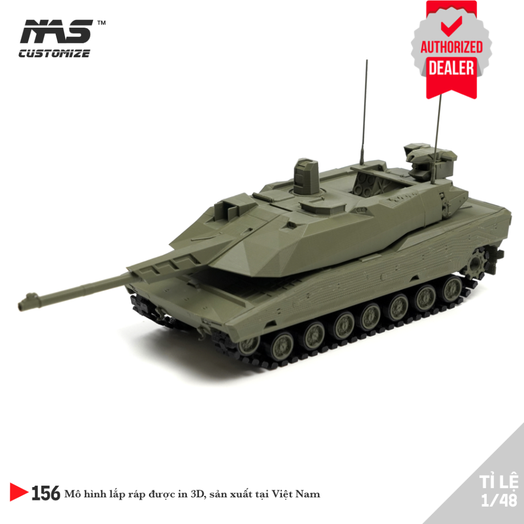 [NAS] Nato Panther KF51 1/48 โมเดลรถถัง สเกล 1:48 ของเล่นประกอบรถถังเยอรมัน Panther KF51