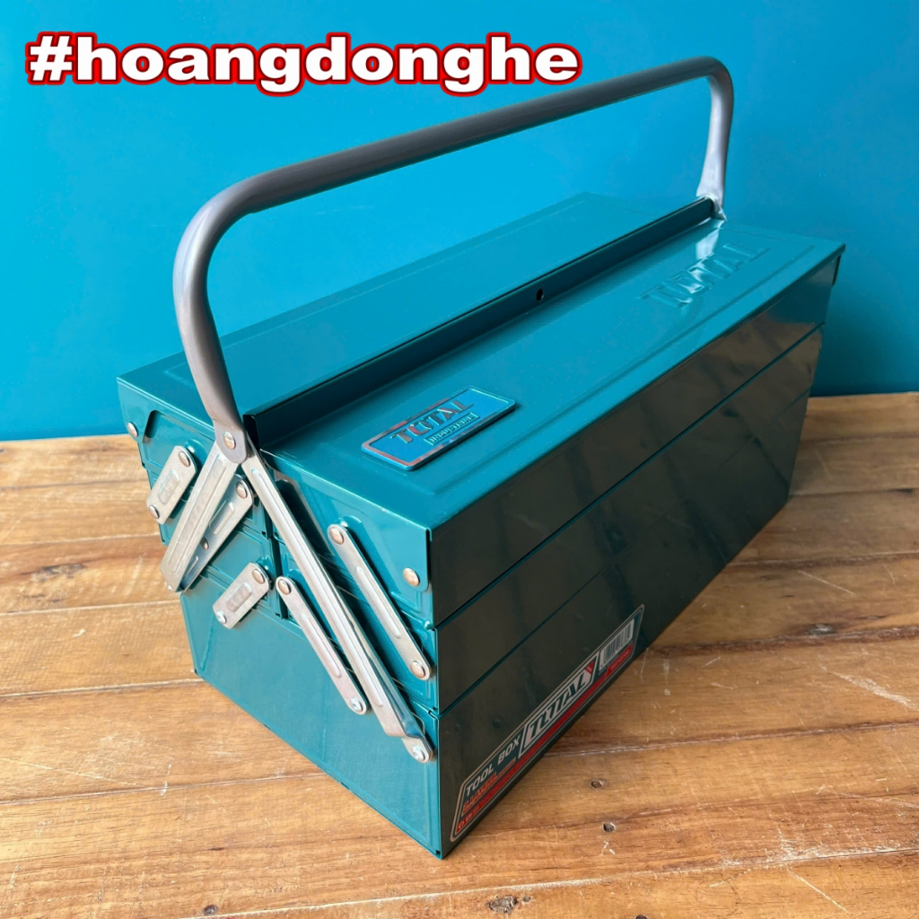 TOTAL THT10702 กล่องเครื่องมือเหล็กขยาย 5 ช่อง 404 x200 x 205