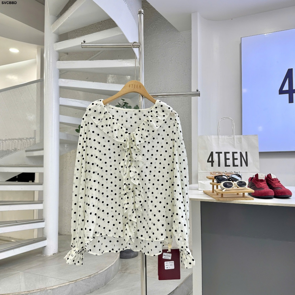 Somi Chiffon Vertical Ruffles