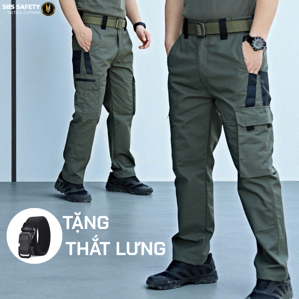 Pocket Technical Pants กางเกงยุทธวิธีสําหรับผู้ชาย EDC (046)