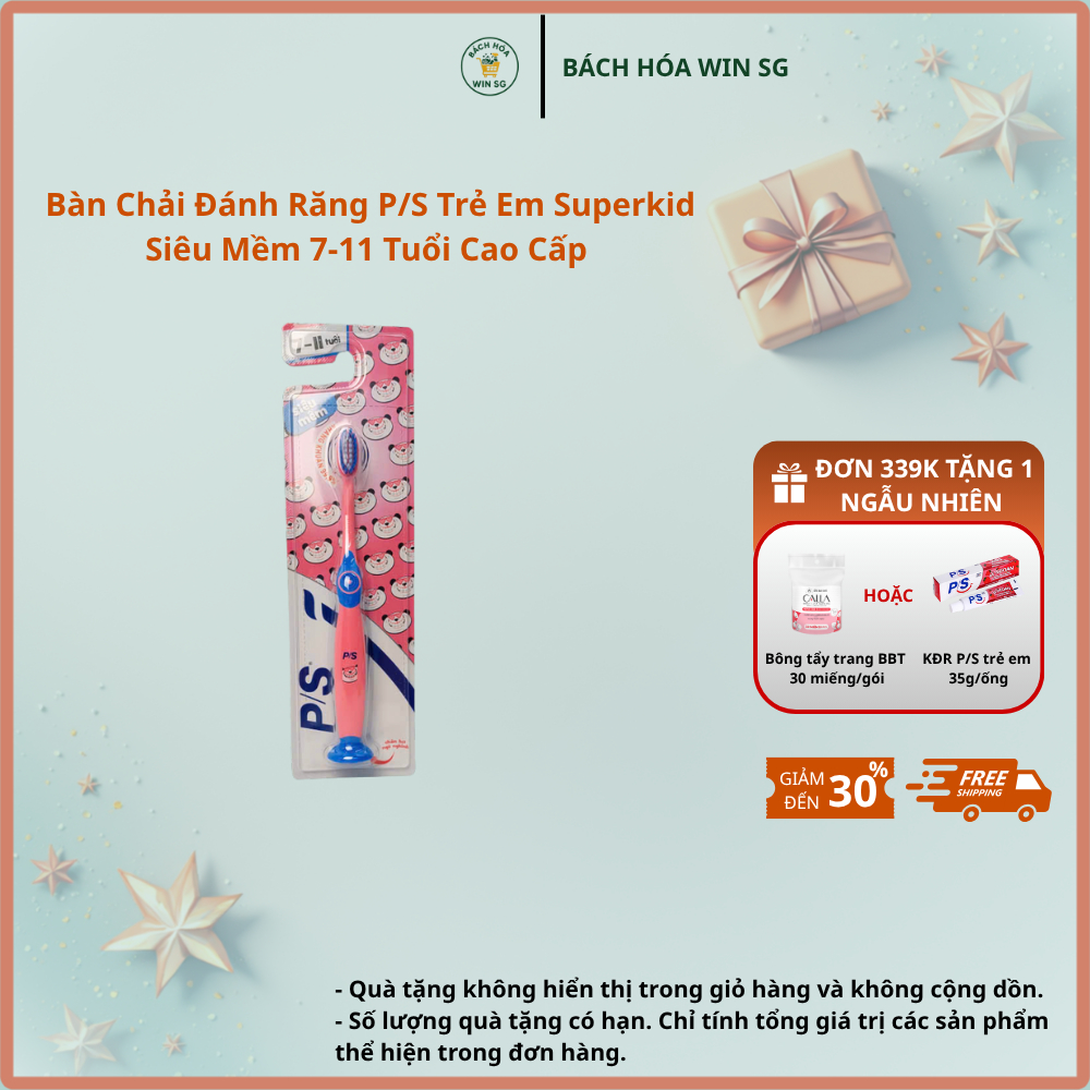 P/S Superkid แปรงสีฟันเด็ก Super Soft 7-11 ปี พรีเมี่ยม - ห้างสรรพสินค้า WIN SG
