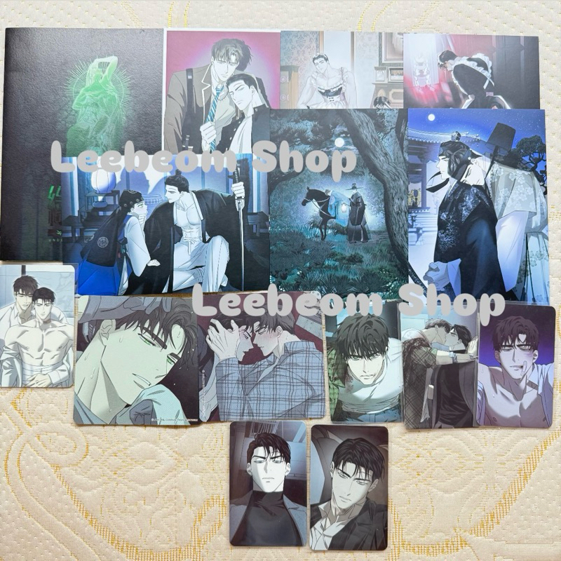 [OFF ITEM] Photocard Under The Greenlight  boylove bl manhwa สินค้า lezhin jax