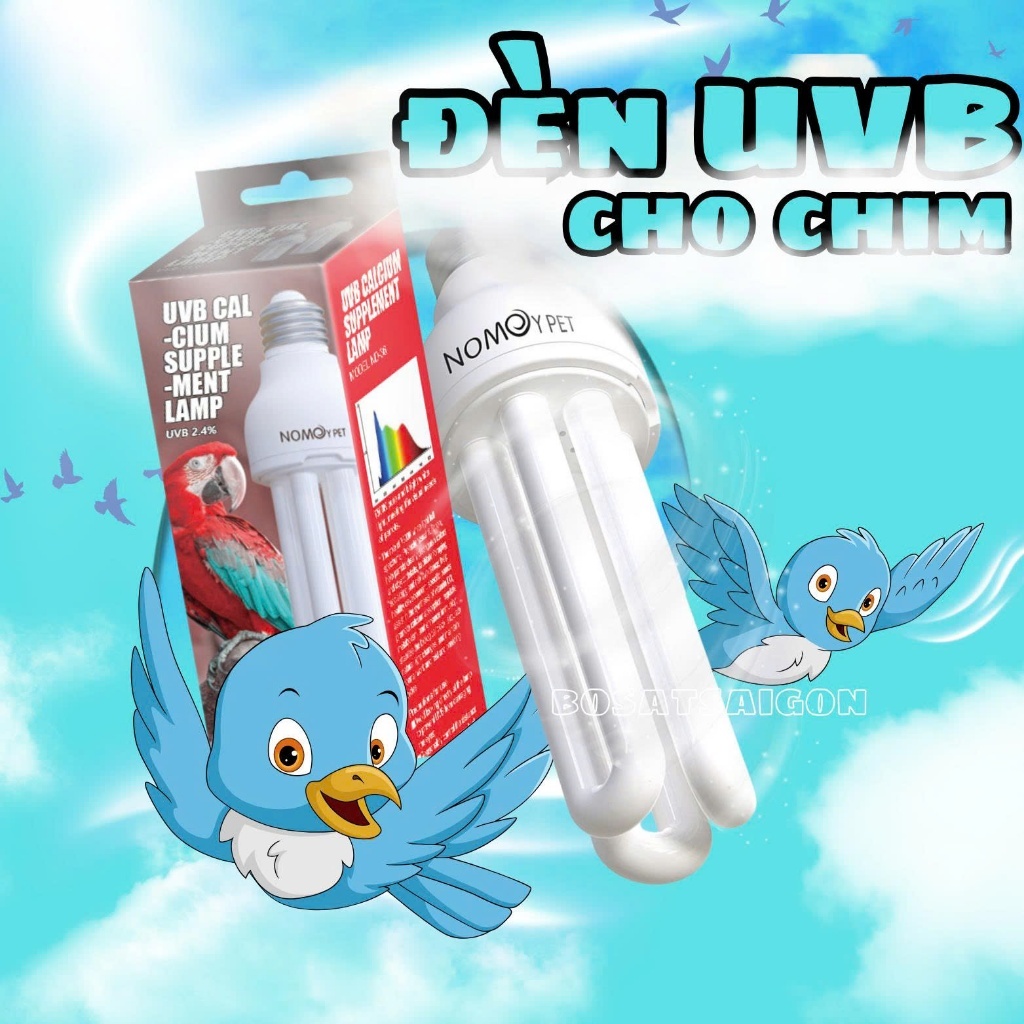 ไฟ UVB 2.4% สําหรับสัตว์เลี้ยงสัตว์เลื้อยคลานและนกโดยเฉพาะในการขยายพันธุ์ NOMOY ND-36 CALCIUM D3