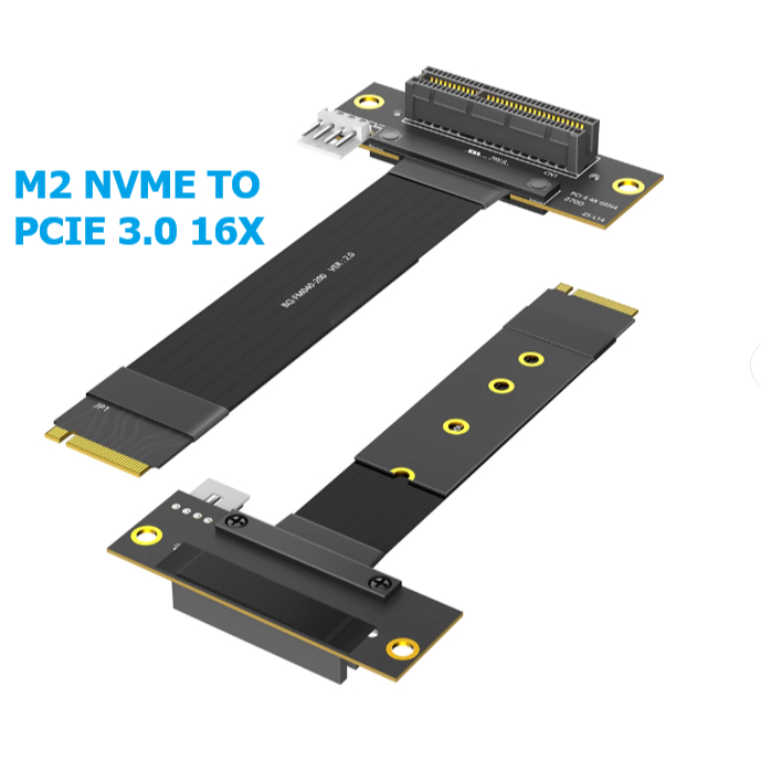 CONVERTER CARD M2 NVME เป็น PCIE 16X 4X GEN 3 GEN 4 ถึงการ์ด ASSEMBLY