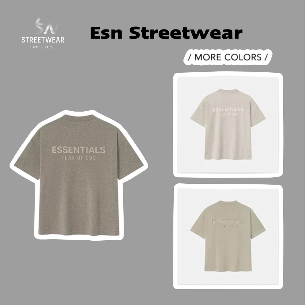 [ของแท้] Tee Essentials Fear Of God Classic SS25 เสื้อยืด Essentials ของแท้