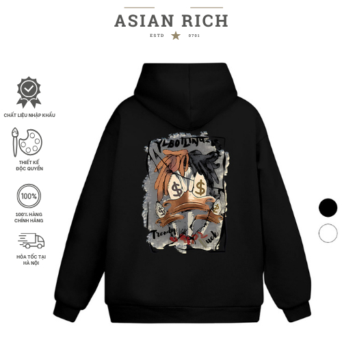Dollar Duck Street Quality Asian Rich Premium Hoodie