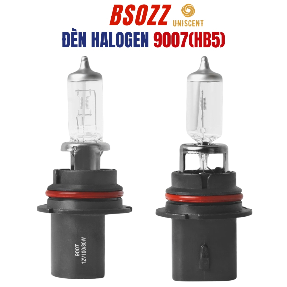 หลอดไฟหน้า/ Cos Bulb/ BSOZZ หลอดฮาโลเจน 9007 HB5 PX29T-12V/55/65W- Made In Thailand