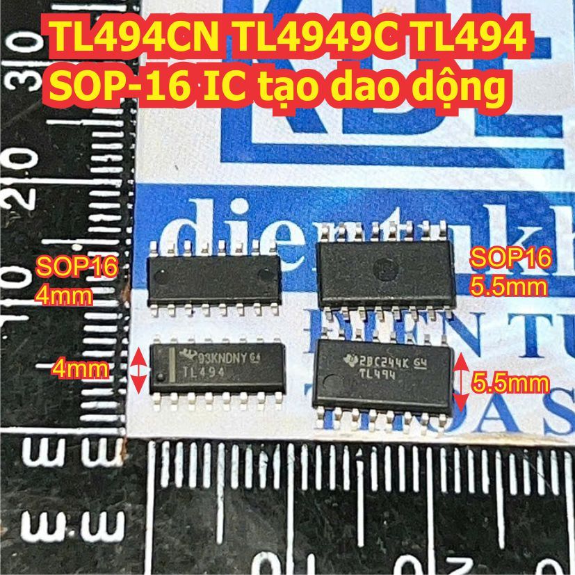 10pcs TL494CN TL49C TL494 TL494CDR 494 SOP-16 osciler IC ขนาด 4 มม.5.2 มม.kde4042