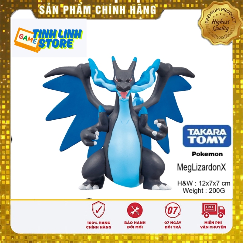 ฟิกเกอร์ Pokemon Moncolle Mega Lizardon X