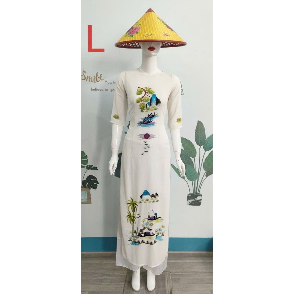 2hand ao dai size L (เสื้อ Odd) (รหัสกว่า 380)