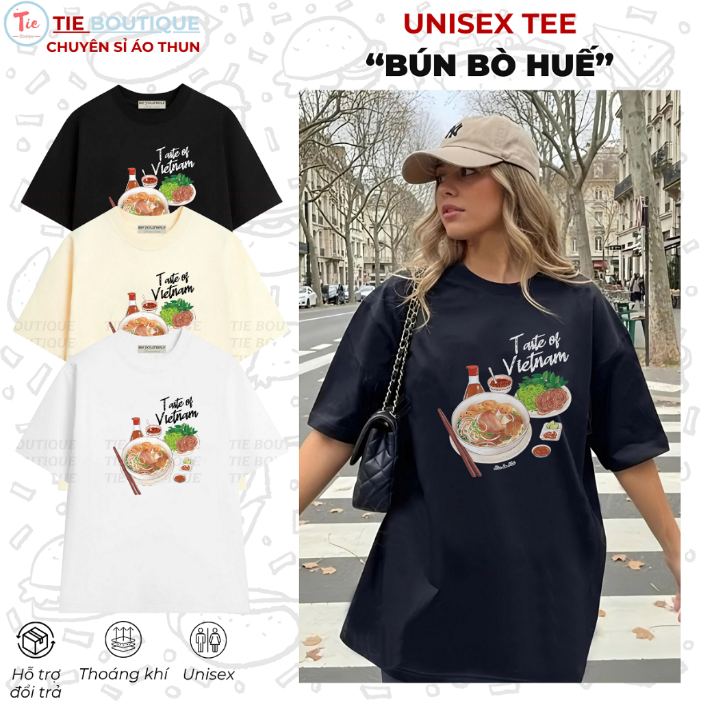 เสื้อยืดพิมพ์ลาย HUE BEEF Noodle Soup Food Special Food Taste Of Vietnam T-Shirt