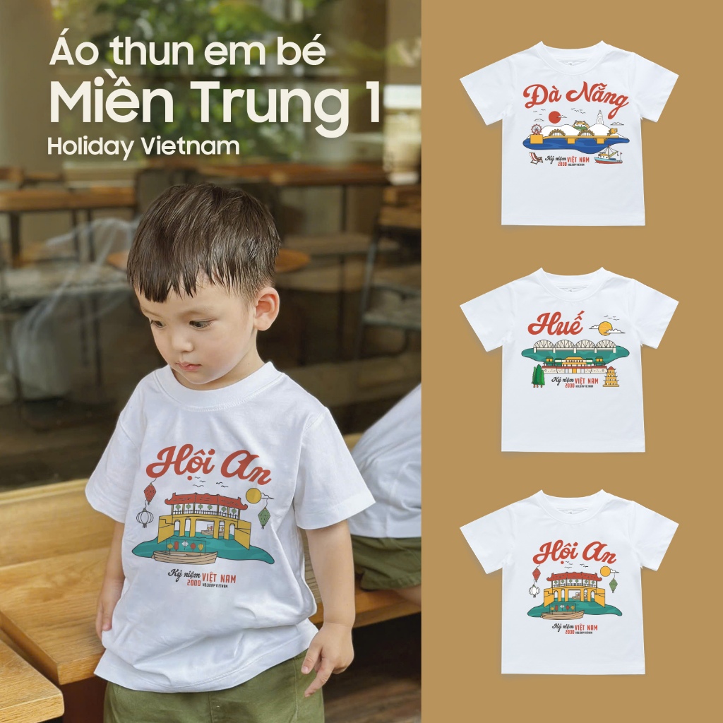 เสื้อยืดเด็ก CENTRAL REGION 1 Vietnam Travel Holiday Vietnam