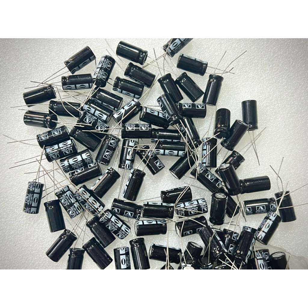 [ 10 ชิ้น ] คาปาซิเตอร์ 50V 470UF 50V, 50V470UF, 470UF50V (ขนาด 10x20mm)