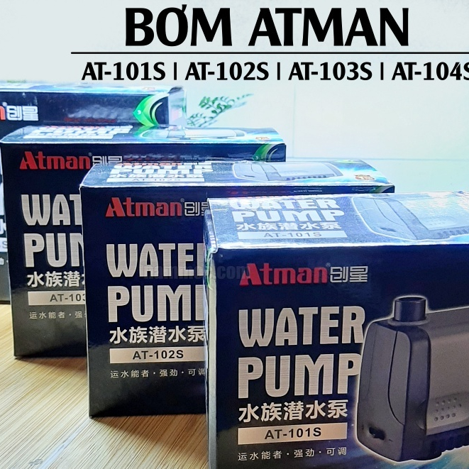 Atman AT 105S 106S 107S ปั๊มตู้ปลาเฉพาะสําหรับตู้ปลา ลดเสียงรบกวน ประหยัดพลังงาน