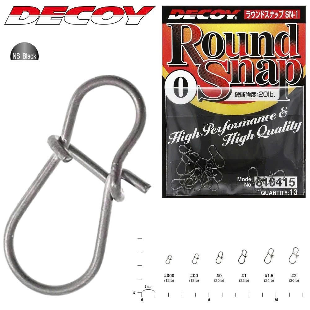 SNAP DECOY ROUND ล็อคเชี่ยวชาญในการสตรีมตกปลา, ajing, คันเบ็ด ul น้ําหนักเบา, ไร้สนิม