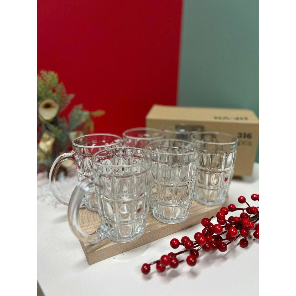 Ly Thủy Tinh Có Quai 316 Siêu Dày Dặn bảo hành